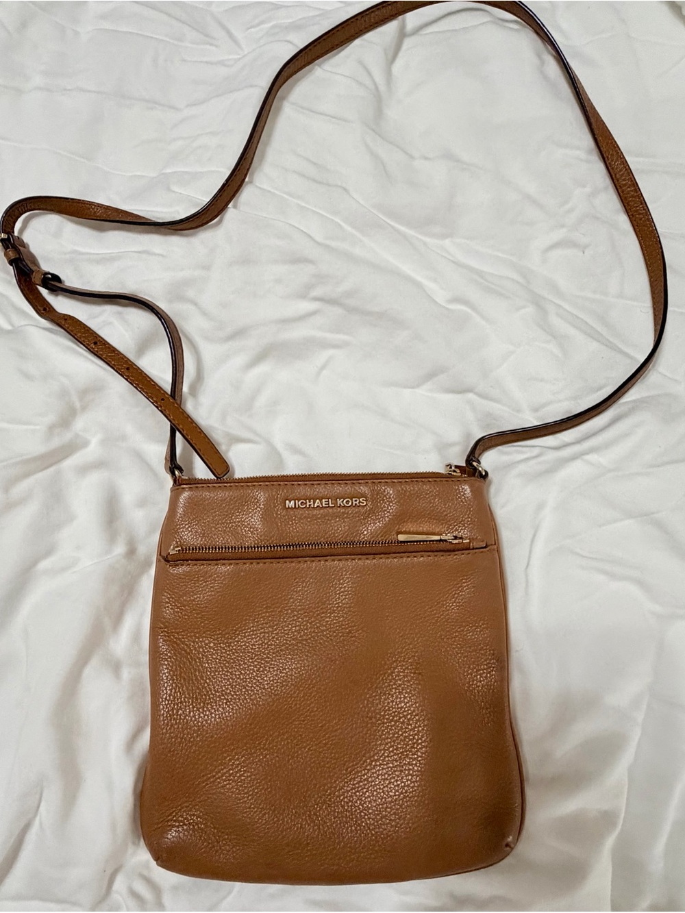 Michael Kors Tan Leather Crossbody